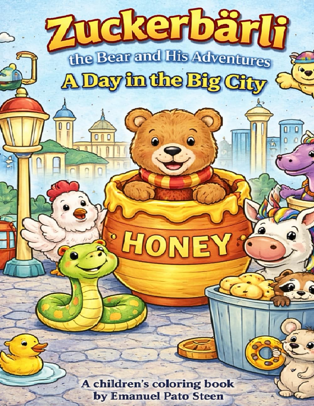 Zuckerbärli the Bear and His Adventures - A Day in the Big City