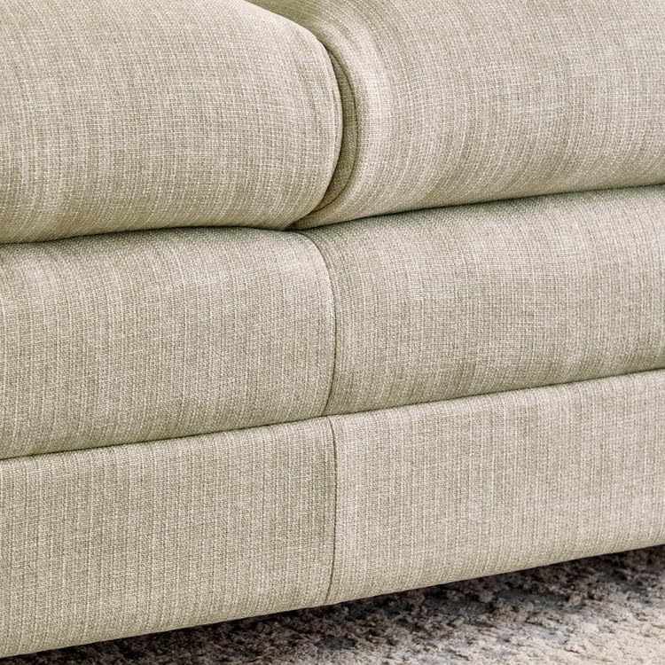 Image of Home Centre | Mojo | Fabric|Solid Wood | 2 Seater Sofas | Beige | 1 Year Warranty