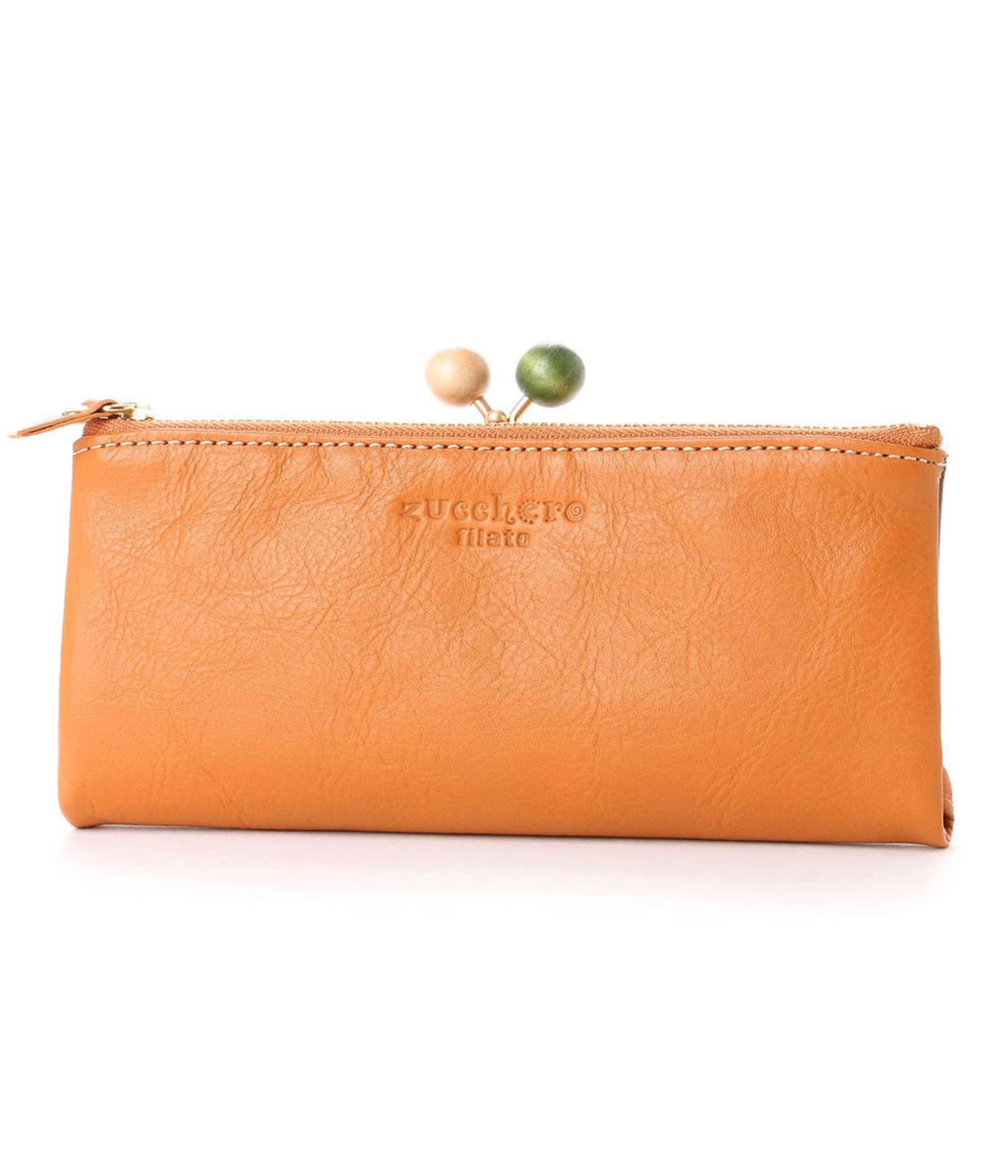 新品未使用 本革 がま口 長財布 キャメルマスタード系統 ズッケロ 楽天市場】【10%OFF】ズッケロ フィラート 財布 がま口 長財布