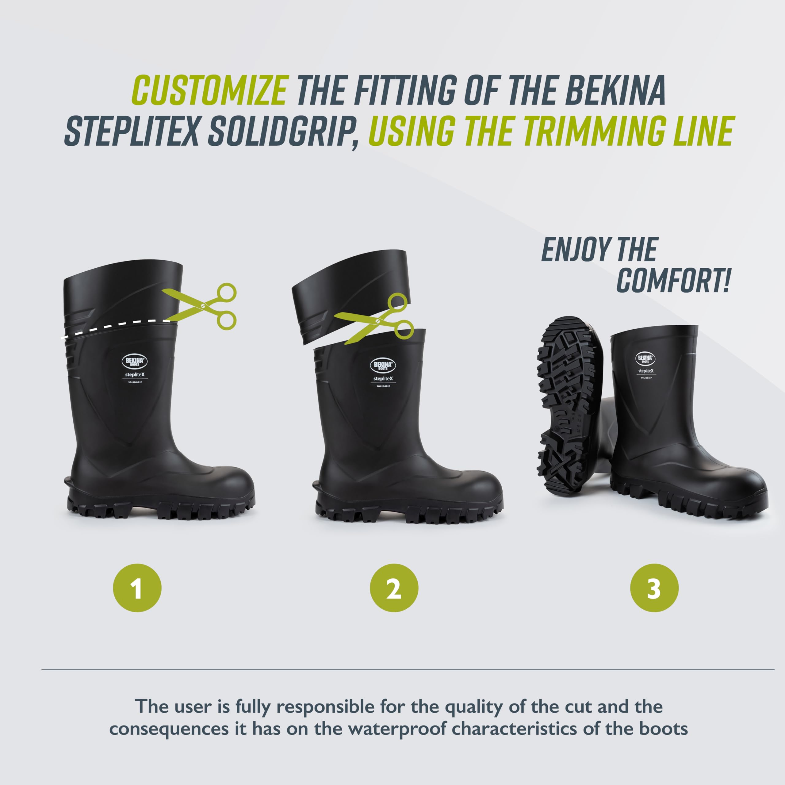 StepliteX S5 StormGrip Arbeitsstiefel für Herren und Damen, Sicherheitsstiefel mit Stahlkappe und Stahlsohle, Isolierend bis -40 Grad, Steplite X StormGrip, blau-orange, EU 48