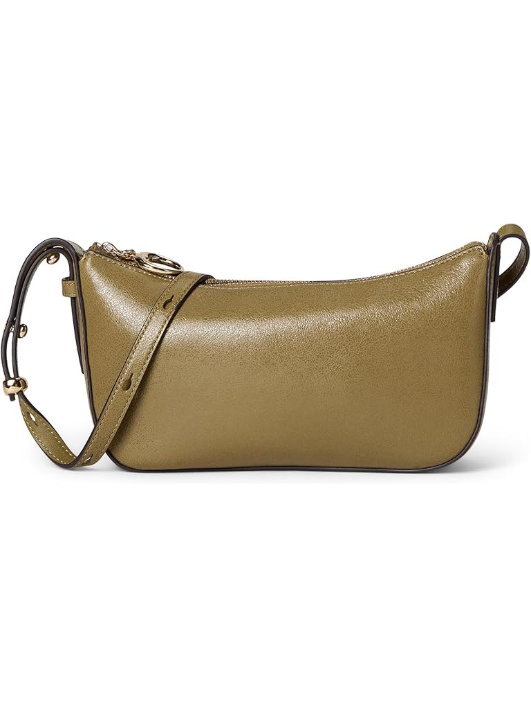 Gray Kate Spade New York Halo Glazed Leather Crossbody