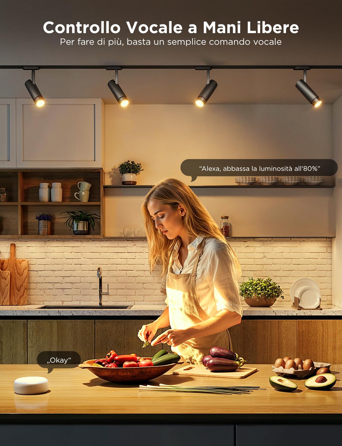 Govee Lampadine WiFi Intelligente GU10, Lampadina LED Smart RGBWW WiFi e Bluetooth, Compatibile con Alexa e Google Assistant, 400LM Dimmerabile 16 Milioni di Colori Sincronizzazione Musicale, 4 Pezzi | Bluetooth, Compatibile con Alexa e Google Assistant,
