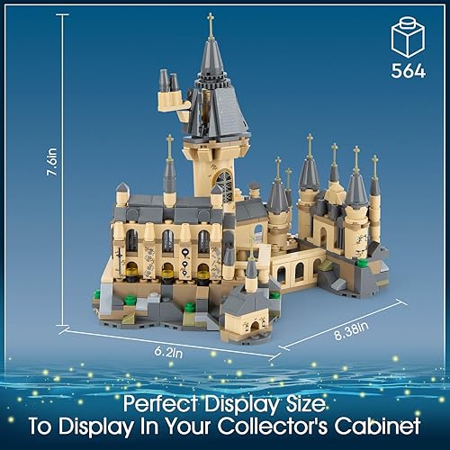 Miniatura 3 de Magic Harry Castle - Juego de bloques de construcción de arquitectura educativa, juguetes coleccionables de Harry para adultos y niños a partir de 8