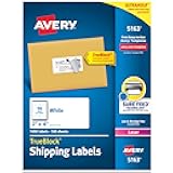 Avery Printable Shipping Labels with Sure Feed, 2
