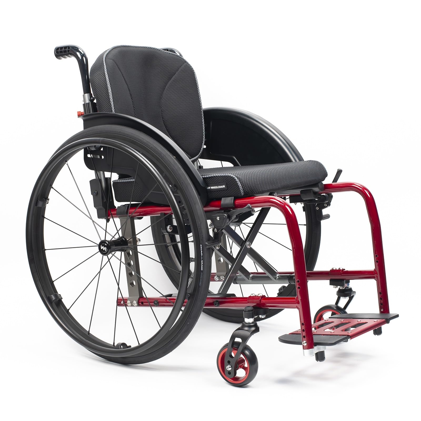 Silla de Ruedas Deportiva Manual Plegable,Ultraligera de Aleación de Aluminio, Transporte Fácil,sillas de ruedas manuales autopropulsadas,liberación rápida(D,Seat width 38cm/15in)