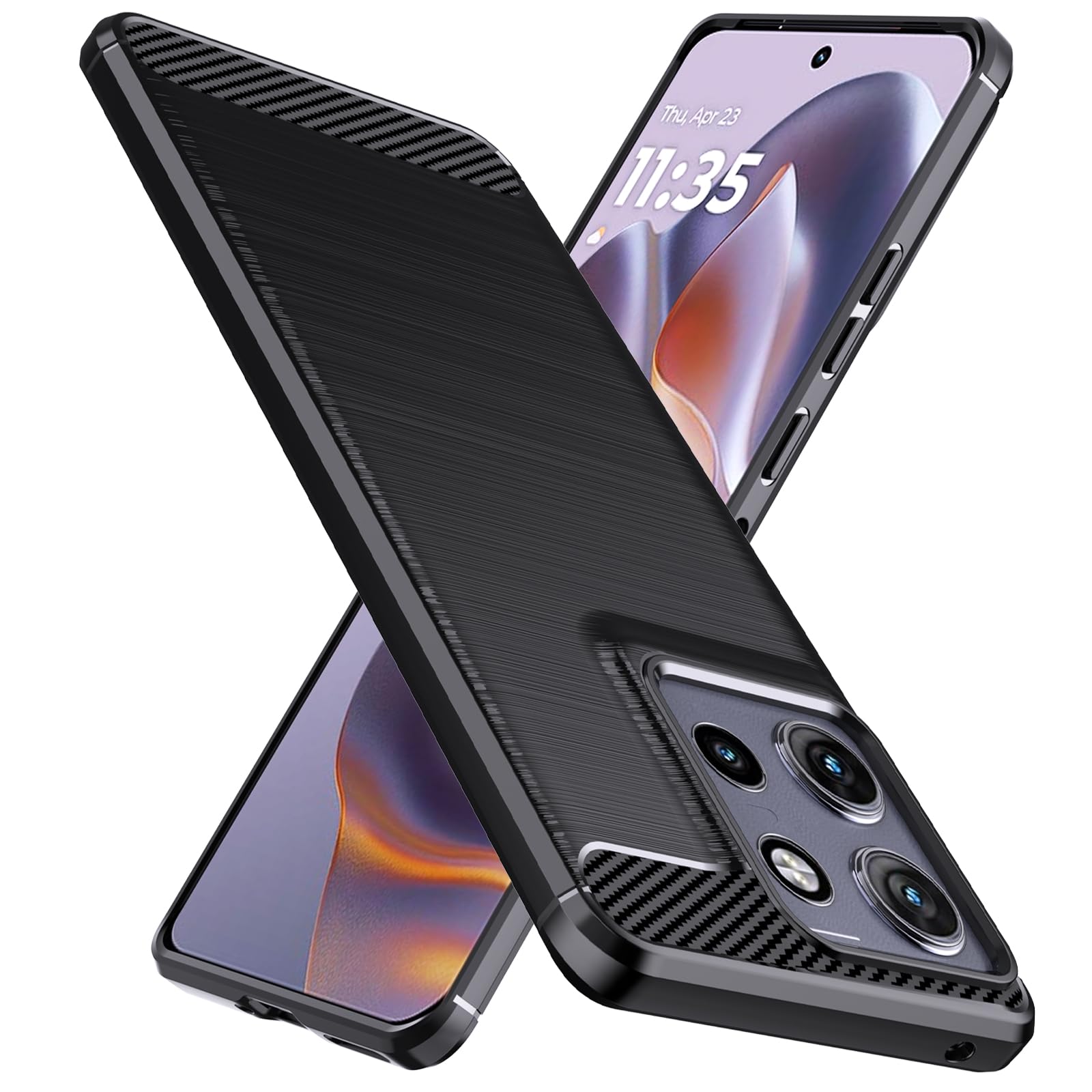 WBWONE Cover per Motorola Moto Edge 50 Neo, [Floccaggio