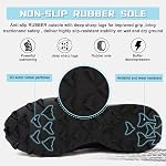 Todaysunny Trail Chaussures de course Hommes Chaussures de randonnée pour hommes Chaussures de marche en plein air Breathable Non-Slip Sneakers pour hommes Tout-Terrain Chaussures de trekking Tennis Cross