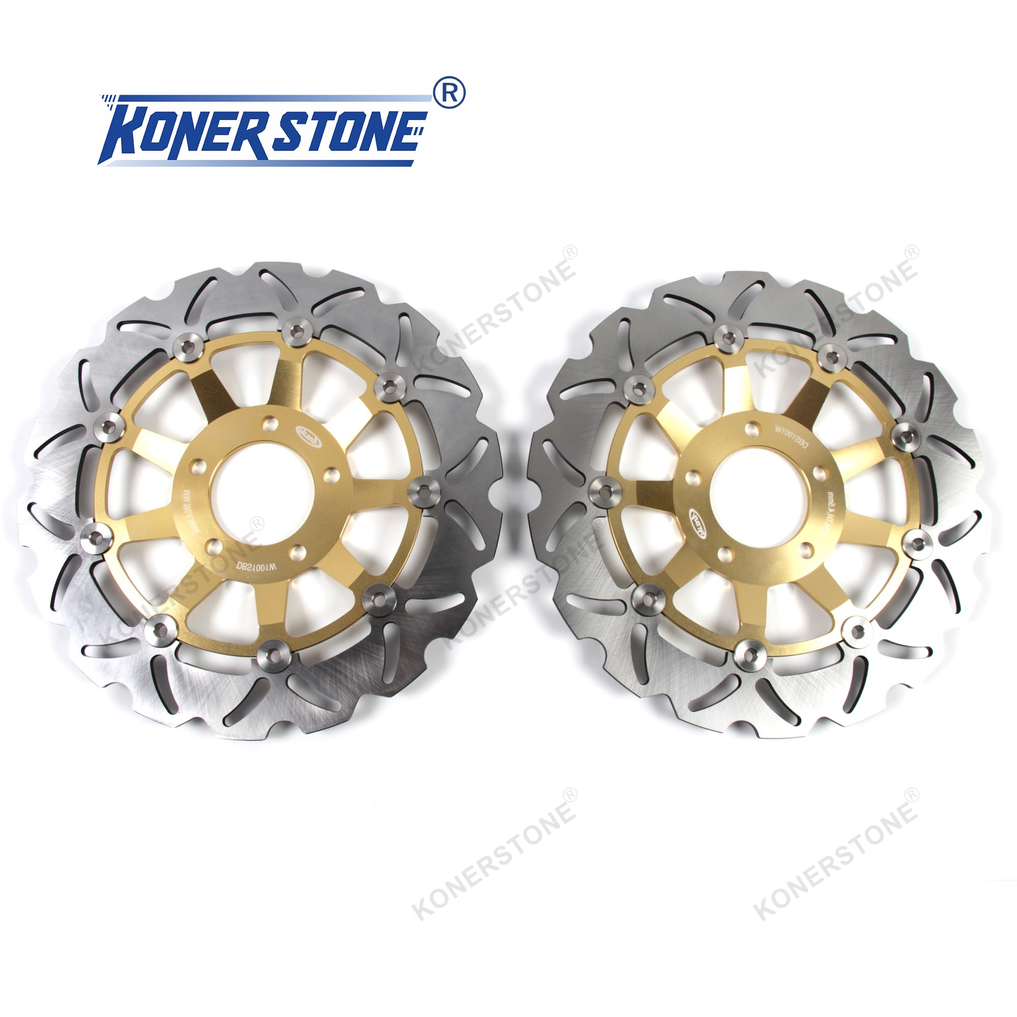 Discos de freno delanteros para Suzuki GSF600N BANDIT 1995-2004 DER.2000 / IZO. 2000 BANDIT 600 Accessories GSF 600 N BANDIT 600 Oro 1995 1996 1997 1998 1999 2001 2002 2003