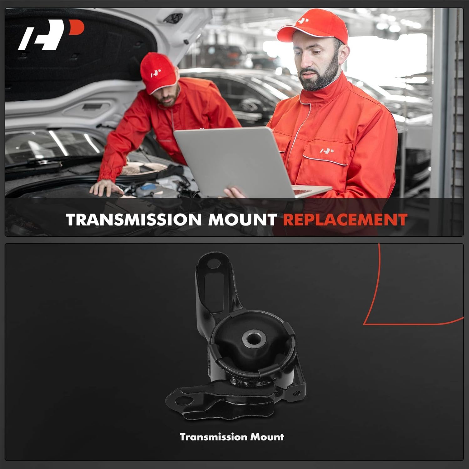 A-Premium Transmission Mount Compatible with Honda Civic 2001 2002 2003 2004 2005 1.7L, Automatic CVT Transmission