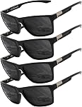 Polarized Sunglasses for Men Women, Vintage Style Ultra Light Frame, UV400 Protection HD Lenses
