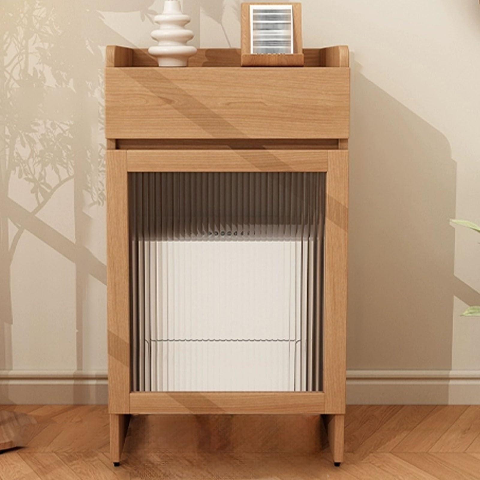 Table d'appoint pour bureau à domicile et organisateur pour aspirateur