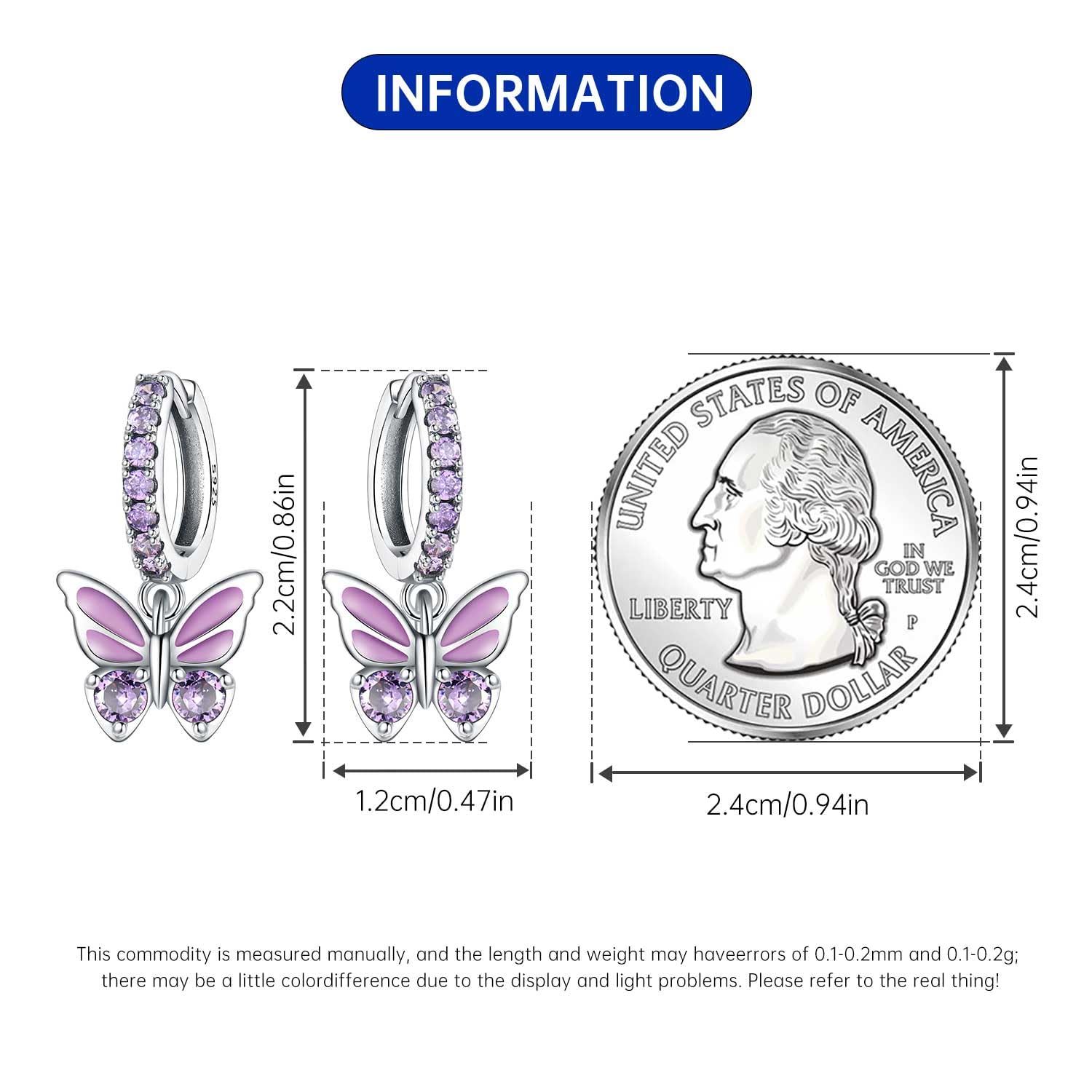 CYMYSS Earrings 925 Silver Hanging Cubic Zirconia Earrings Silver 925 Drop Earrings for Women Gift for Women Girlfriend Mum in use