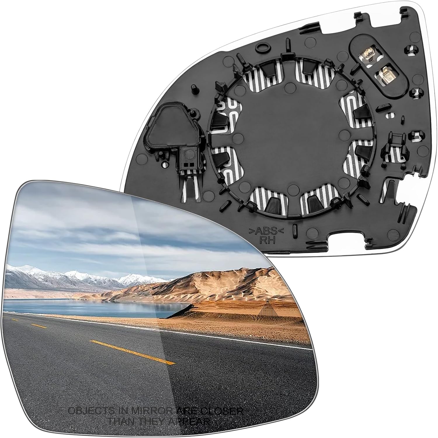 Passenger Side Mirror Replacement for BMW X3 G01 G08 X3M F97, X4 G02 X4M F98, X5 G05, X6 G06, X7 G07 - Right Side Mirror Glass, Rear View Mirrors Glass with Power Heated & Blind Spot