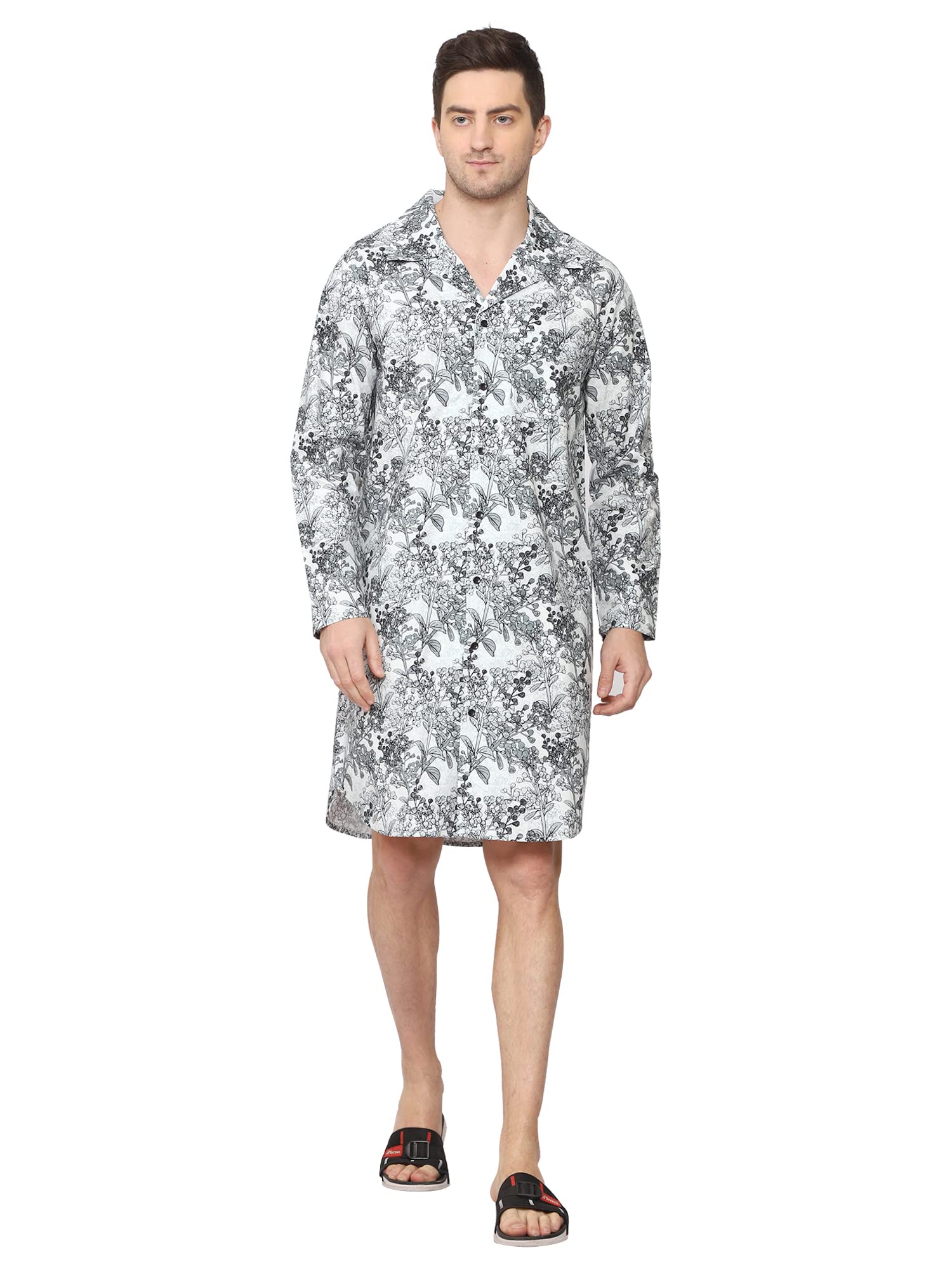 Men's Shirt Sleepwear, 100% Cotton, Hudson-image-35