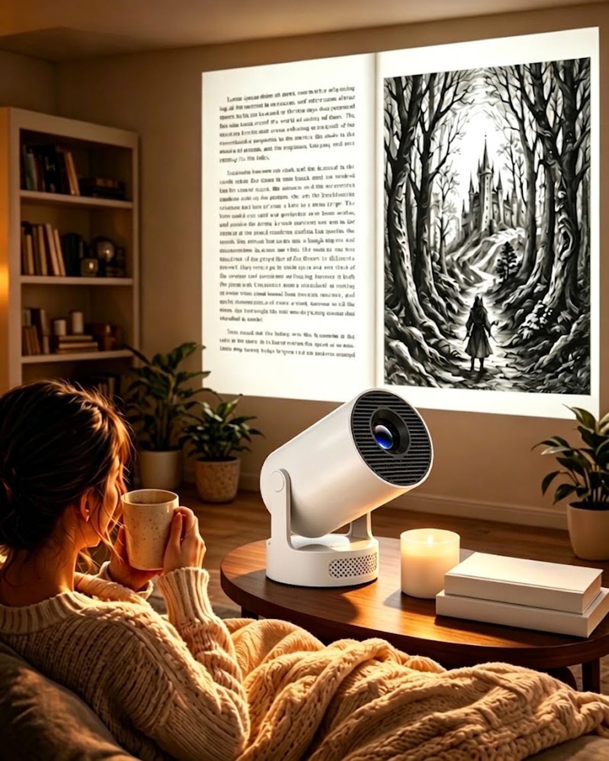 BookGlow Smart Projector, Book Glow Projector，Ultra