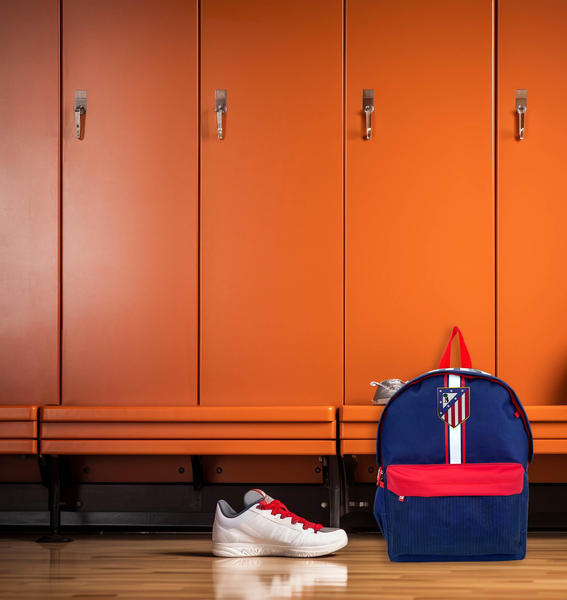 CYPBRANDS Atlético de Madrid Mochila Escolar Oficial Azul