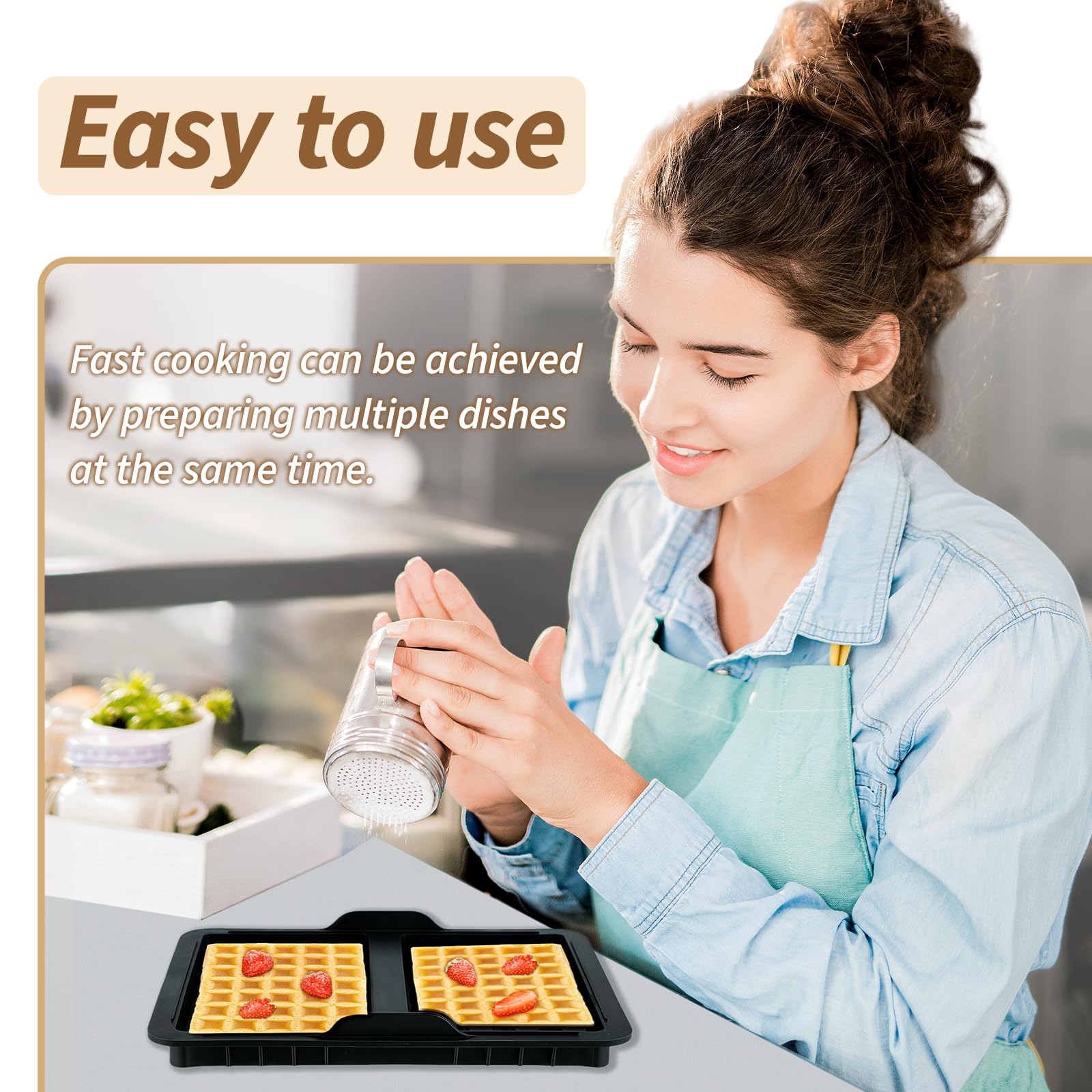 Confezione Da 2 Stampi In Silicone Per Friggitrice Ad Aria, Accessori Per Cestelli Per Friggitrice Ad Aria Per Forno A Microonde Philips Ninja Foodi Max Cosori Moulinex Tefal 88420916