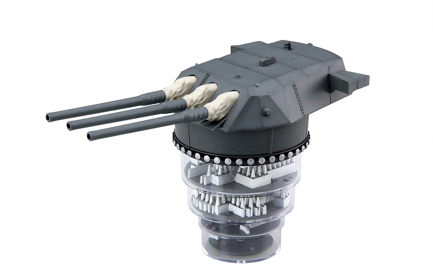 Fujimi Model 1/200 Collecting Equipment Series No.1 Battleship Yamato, 94 Type 18.1 inches (46 cm), 3 Tracks Main Turret, Color-Coded, Plastic Model Equipment 1