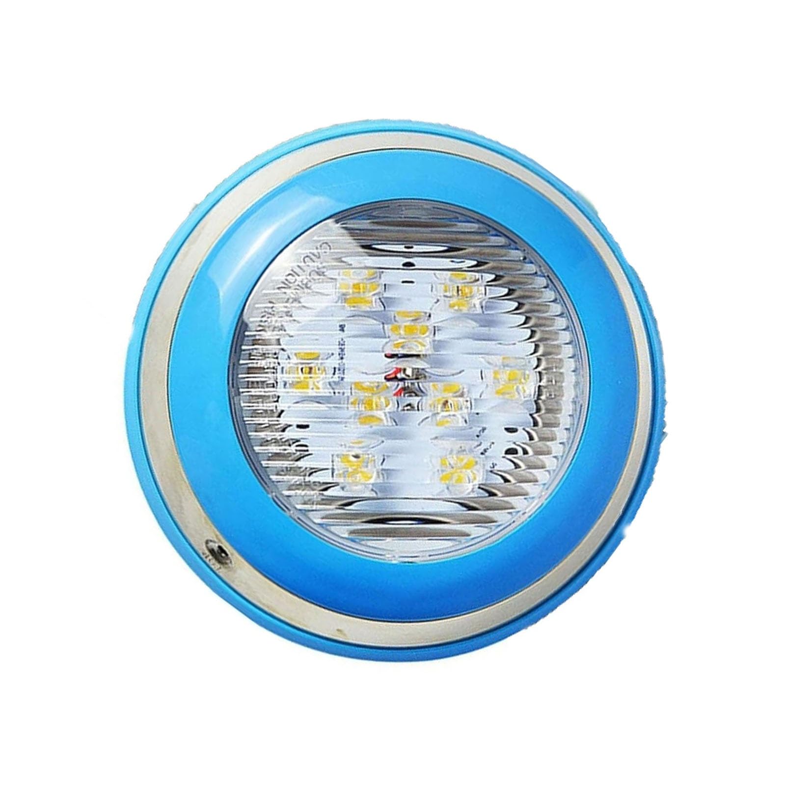 JOUFNING Submersible LED Fountain Light - RGB Multicolor Underwater Pond Lights, IP68 Waterproof AC 12V Pool Ring Spotlight, for Hotels, Patio, Villa Lighting(RGB,18W)
