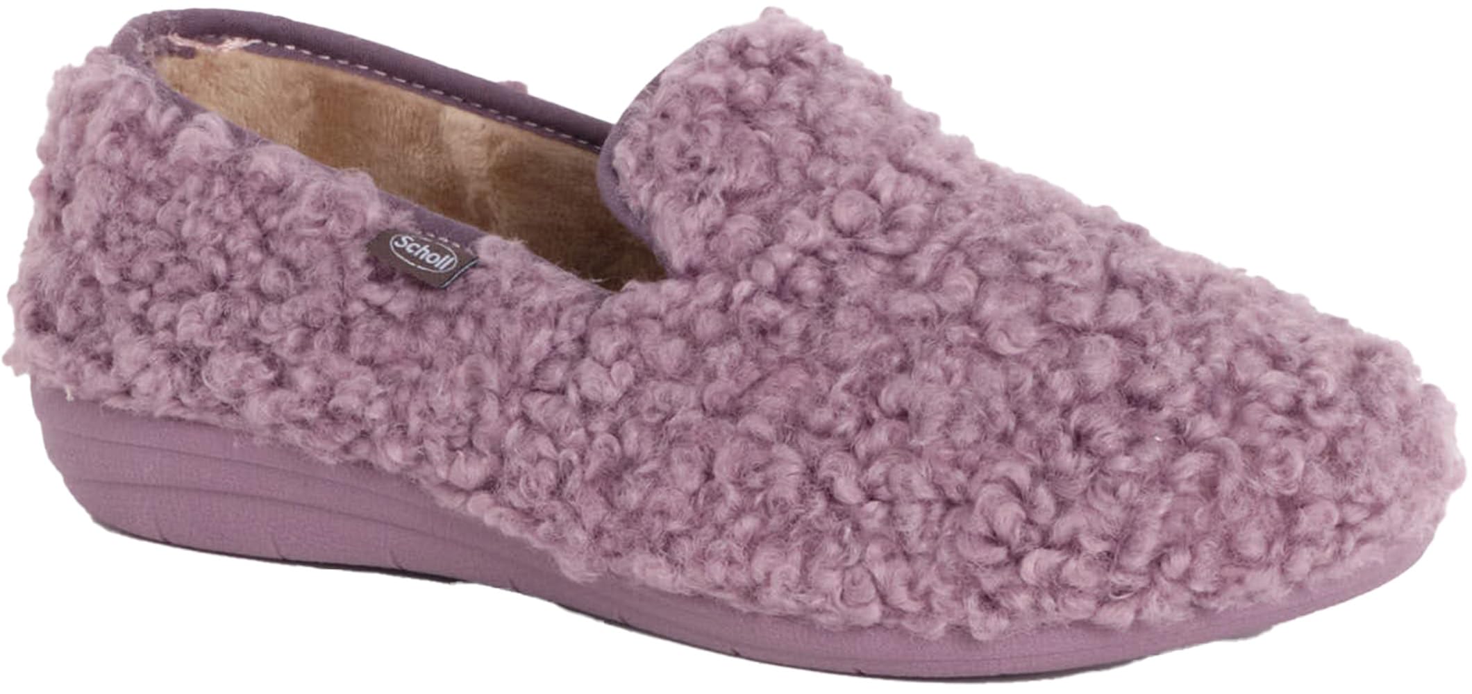 Scholl Women's Maddy Shoe Slippers, Purple, 8.5 UK