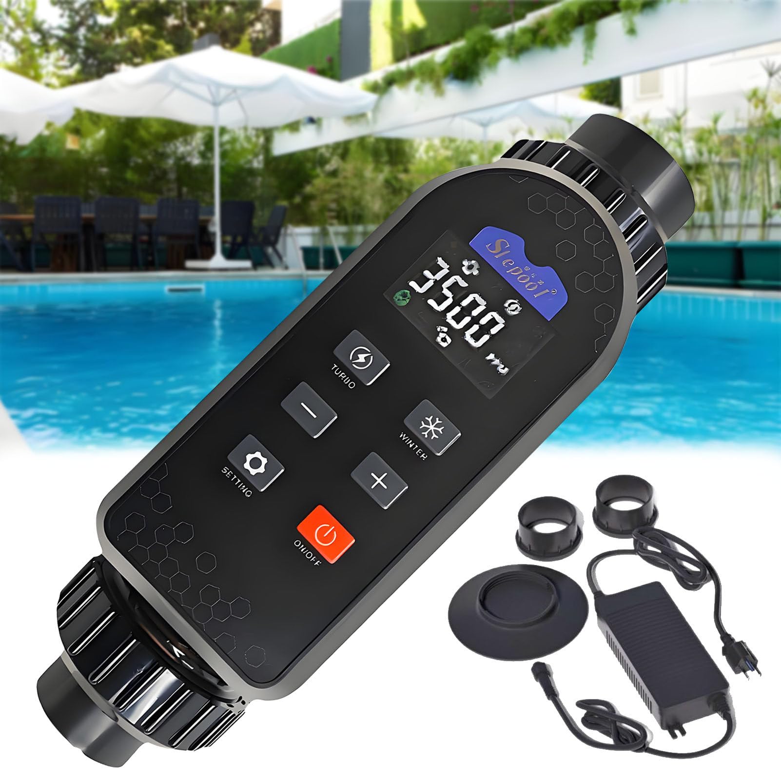 Chlorateur Au Sel, Fonctions ComplèTes SystèMe De GéNéRateur De Chlore, Wi-FI IntéGré Et TéLéCommande, pour Piscines CreuséEs. LC150A