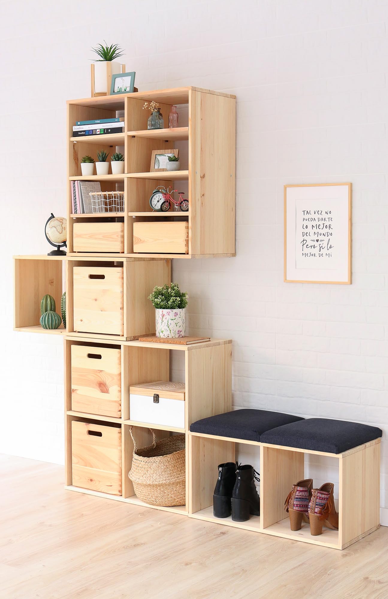 ASTIGARRAGA KIT LINE Étagère modulaire 5 Cubes DINAMIC