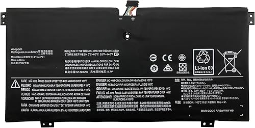 Miniatura 8 de L15M4PC1 - Batería de repuesto para laptop Lenovo Yoga 710 710-11ISK 710-11IKB de 11.6 pulgadas Series Notebook L15L4PC1 5B10K90767 5B10K90801 7.6V