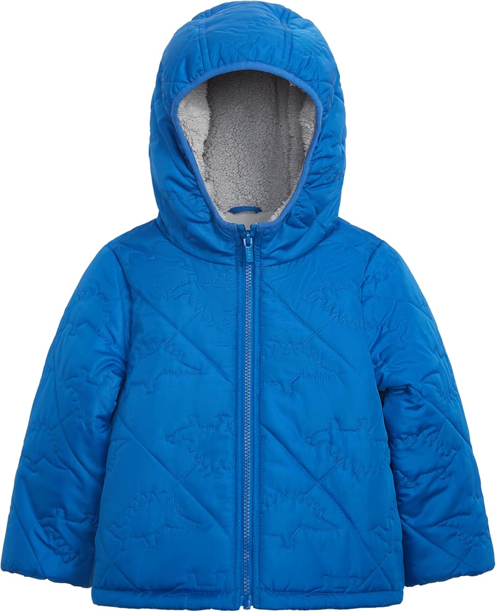 Chaqueta acolchada con capucha y peso pesado para bebé niño
