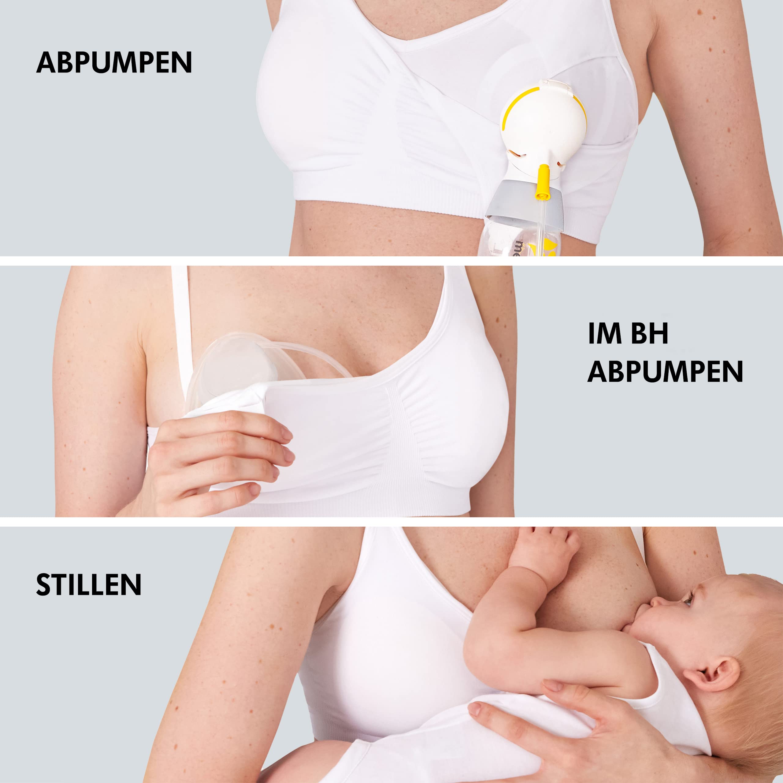 Medela Hands-Free PumpNurse Biustonosz M Chai, Kobiety