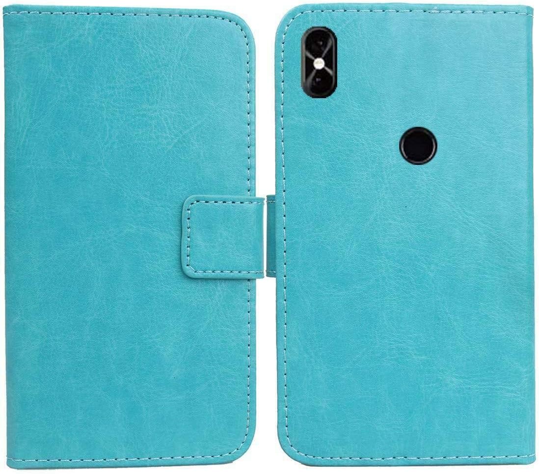 Flip Case Compatible for BLU Vivo X5-5.7" HD Display Smartphone Magnetic Leather Wallet Pouch Cover Case Card Holder with a Viewing Stand (Black) image 4