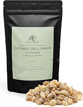 Incensera Natural Grain Incense 50g - Premium Boswellia Sacra Resin from Oman, Frankincense for Smoking, Purification, Rituals and Relaxation