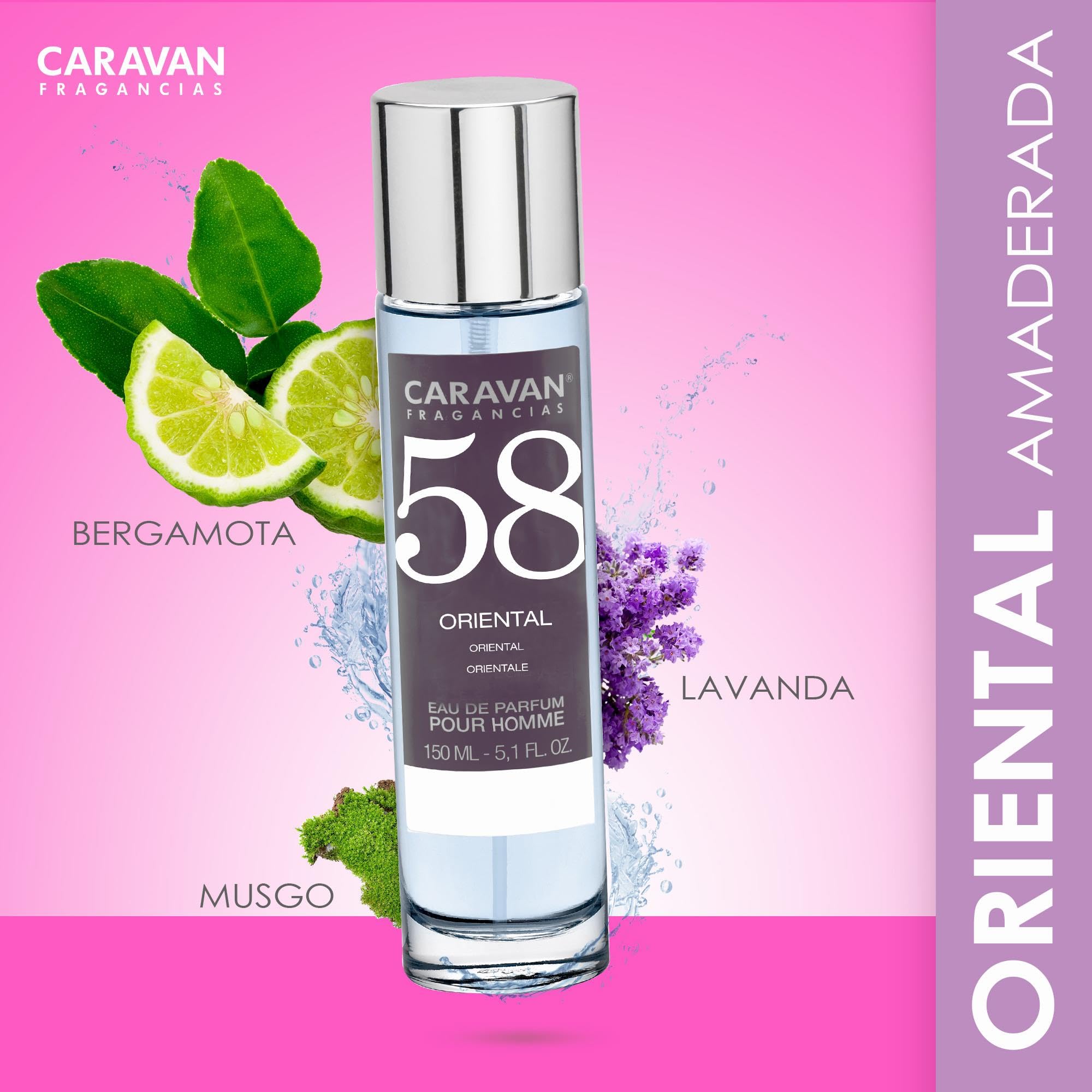 3 profumi per uomo Caravan n. 58-150 ml.