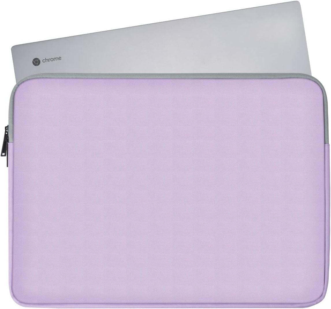 Laptop Sleeve 17 inch Laptop Bag for HP Lenovo Dell ASUS Acer Chromebook 17, HP Pavilion 17, ASUS Vivobook 17, Acer Nitro 5 17, Dell Inspiron 17, Lenovo IdeaPad 17.3 Computer Waterproof Case(Purple) - Image 3