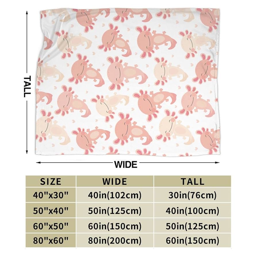 ウーパールーパー　ブランケット Amazon｜毛布 かわいい ウーパールーパー 魚柄 (5) アニメ 軽量