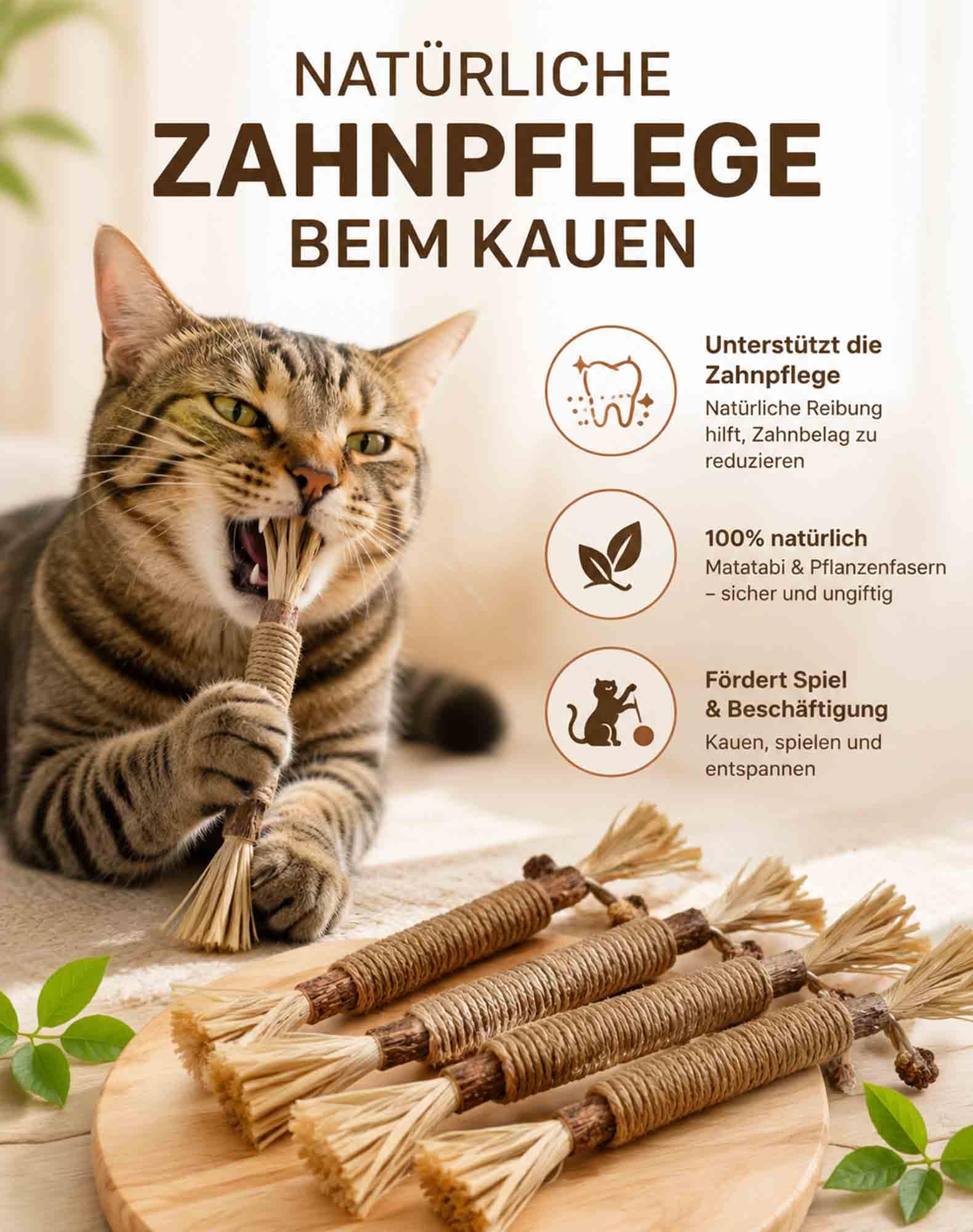 Kuro Sticks Katze, Silvervine Kuro Ritual Katzen Für Natür Zahnpflege (15)