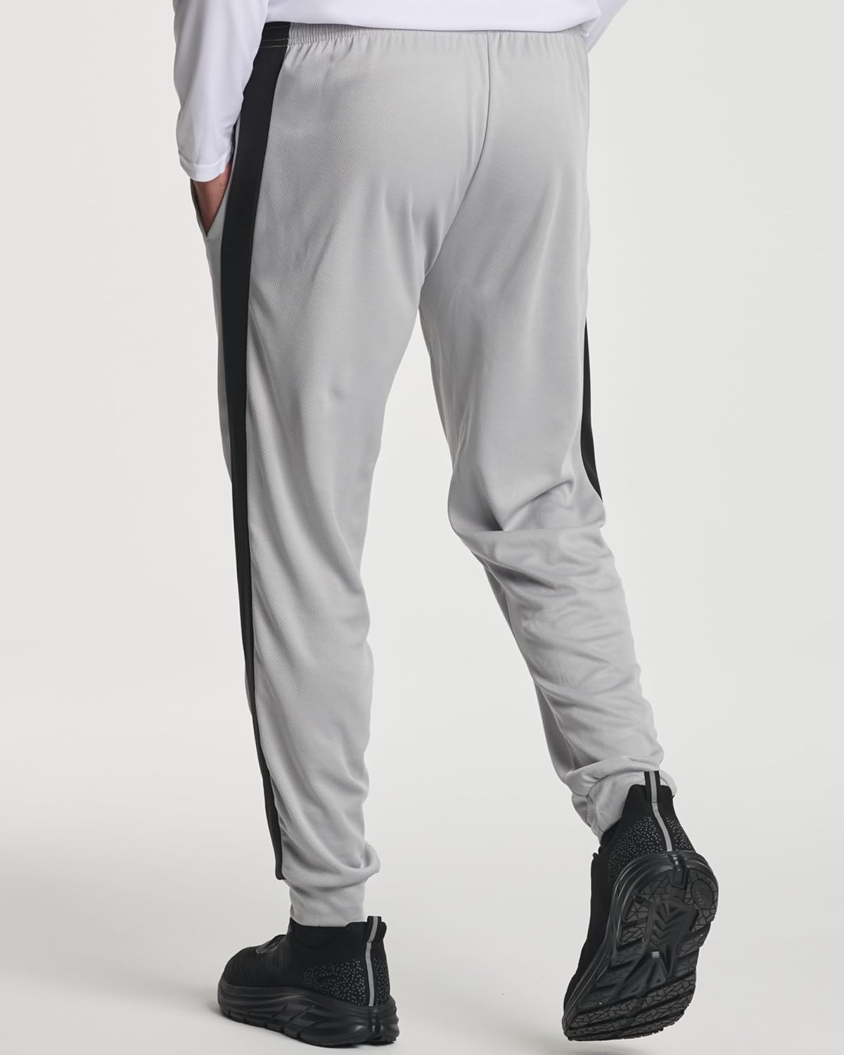 Real Essentials 3 Pack: Men's Tech Mesh Active Athletic Casual Jogger Sweatpants with Pockets(Available in Big & Tall)