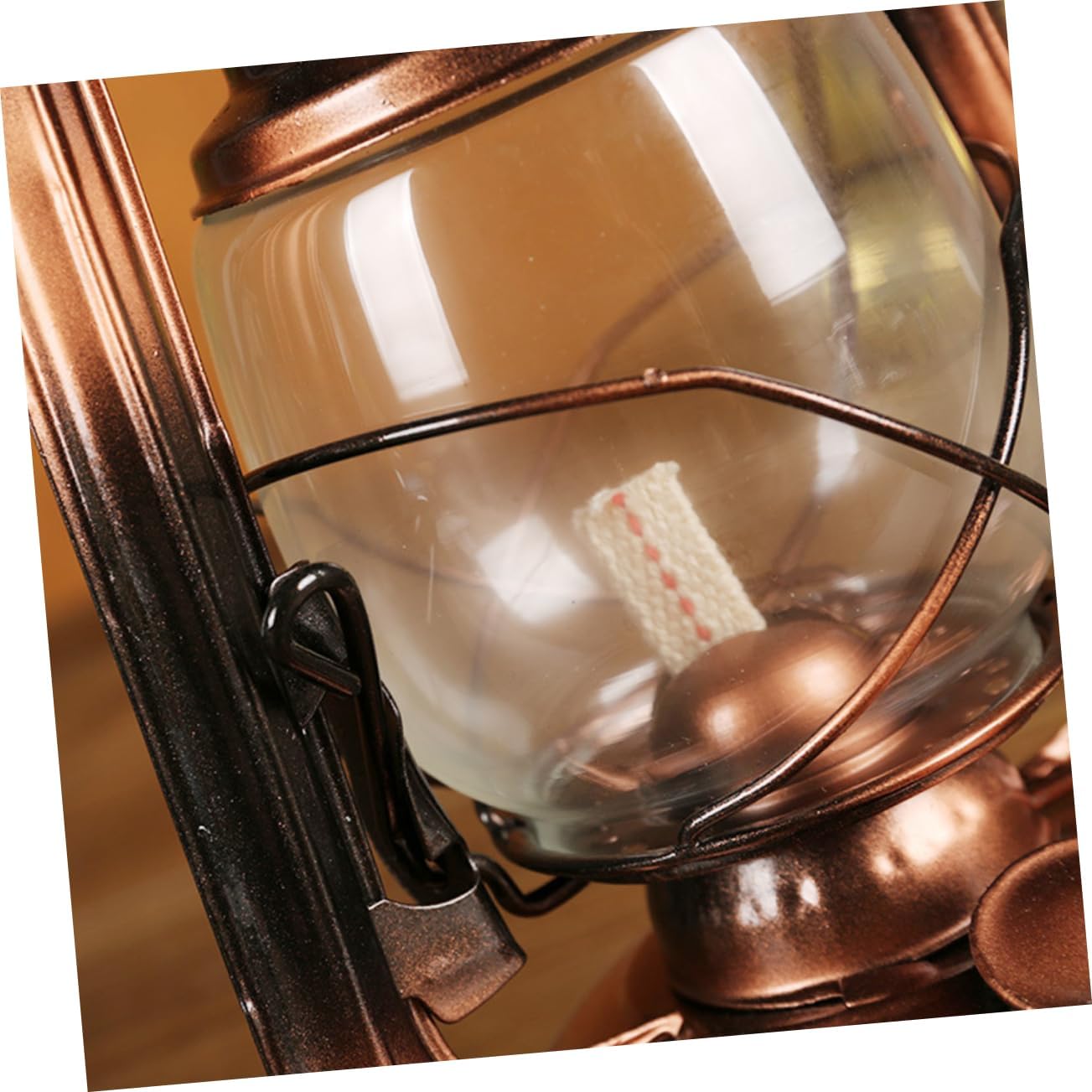 Ciieeo 1pc Vintage Iron Kerosene Lamp Portable Hanging Lantern for Camping Outdoor Use Home Decor Sturdy Antique Design for Bars Gardens Festive Atmosphere