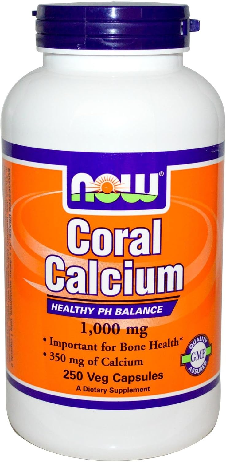 Now Foods Coral Calcium 1000 Milligrams 250 Veg Capsules