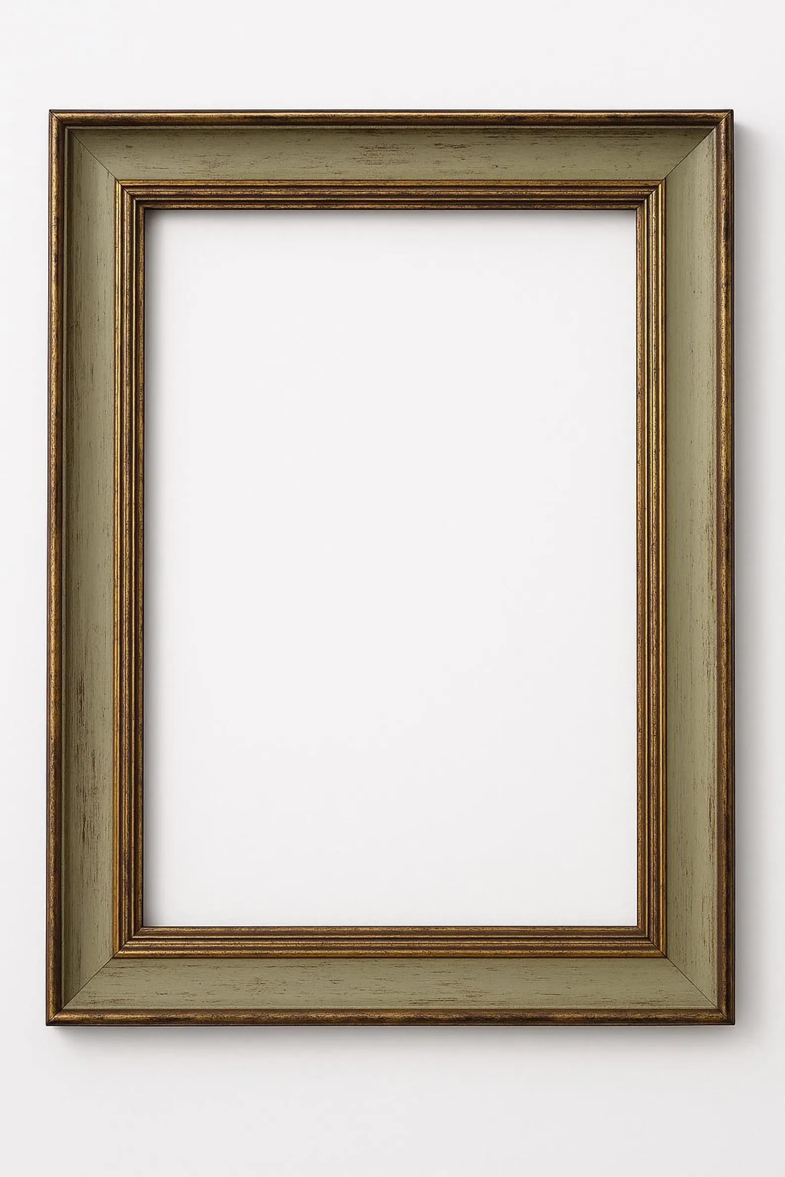Traditional Shabby Chic Picture Poster Photo Frame | Colour Rustic Green | Size 30 x 40cm