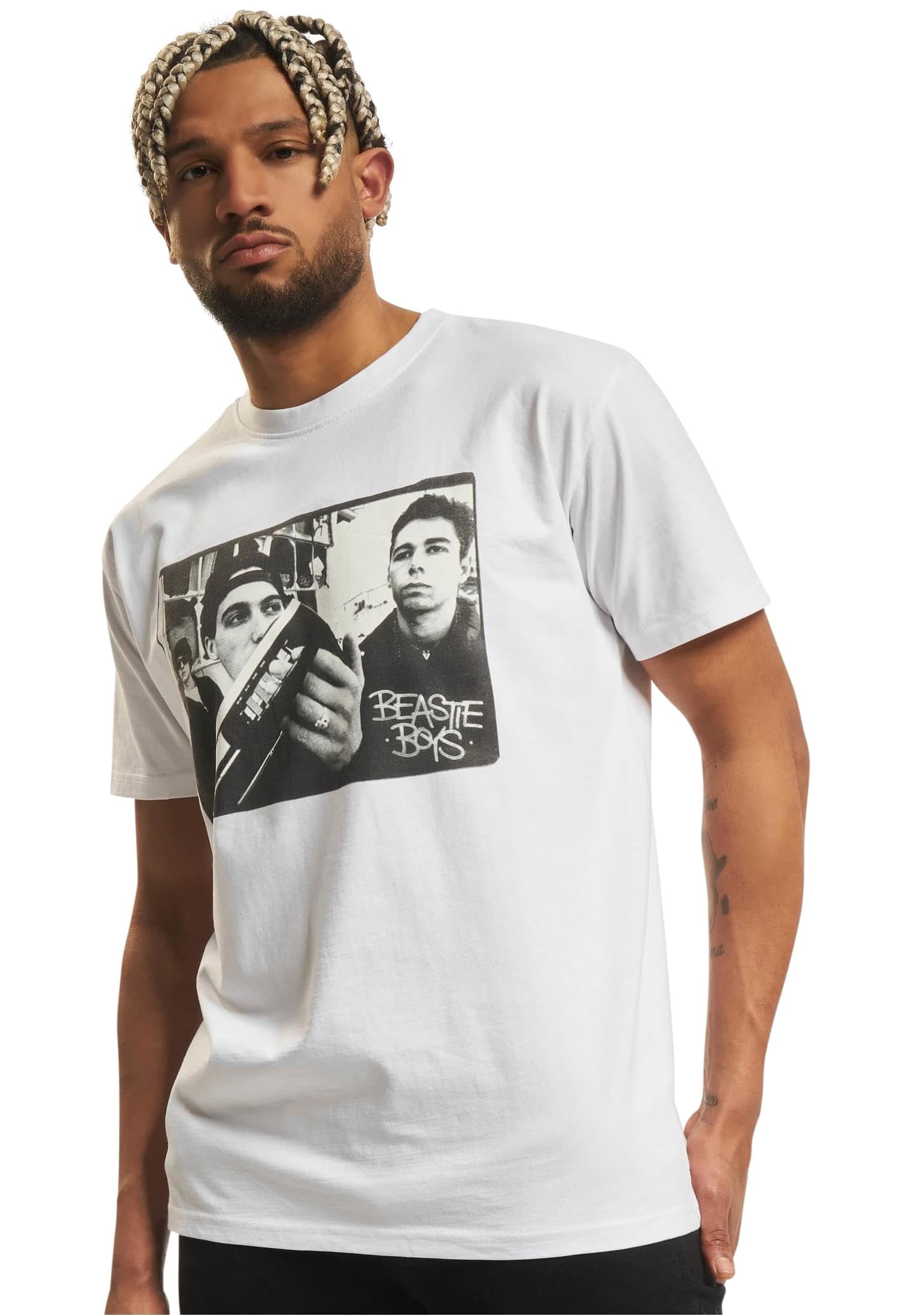 Mister Tee Men's T-Shirt, White, L