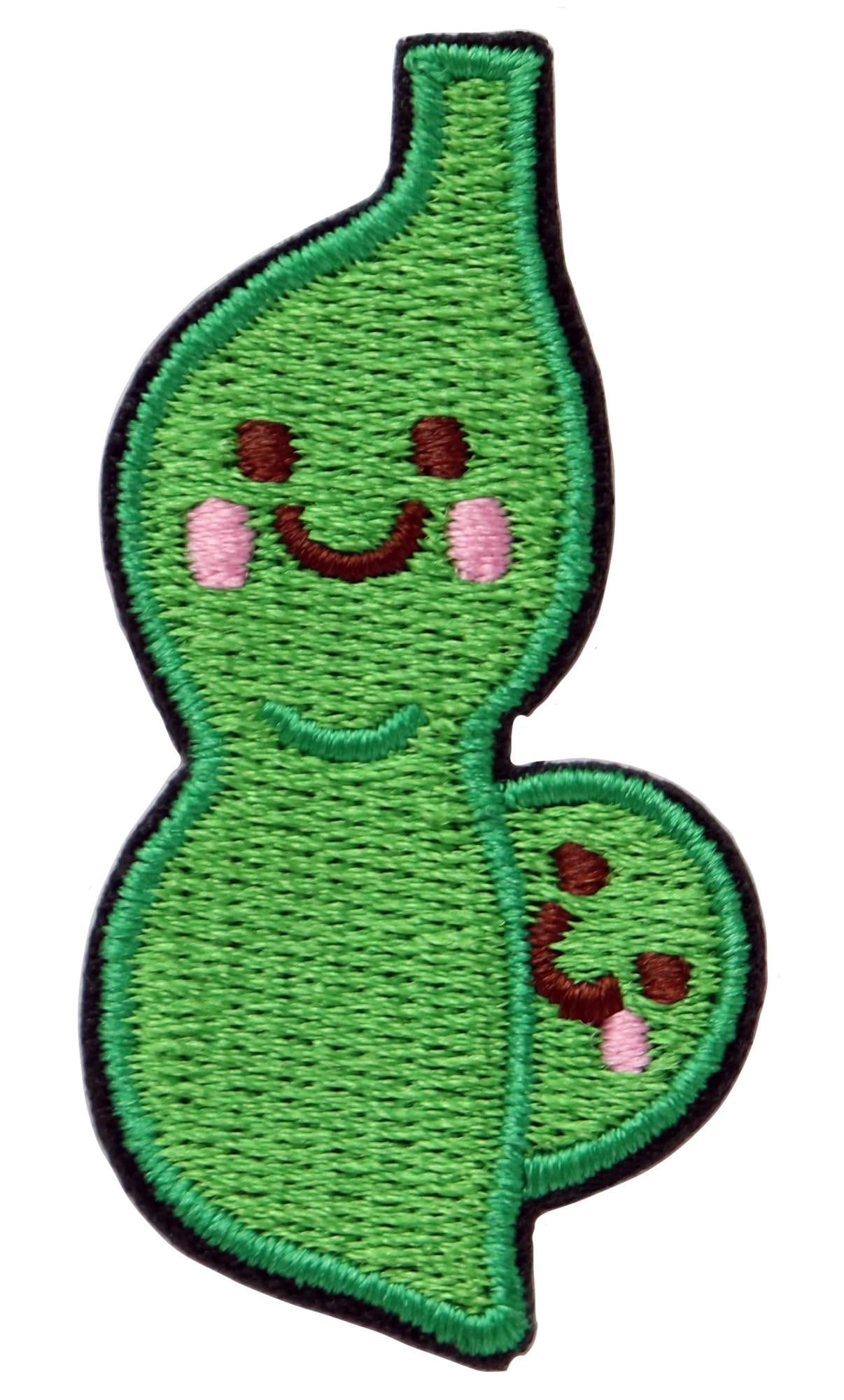 Amazon.co.jp: ワッペン 枝豆（えだまめ） かわいい野菜のキャラクター