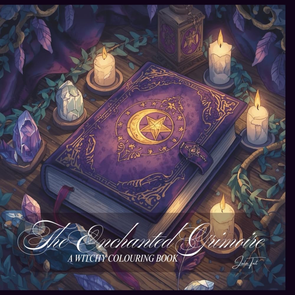 The Enchanted Grimoire: A Witchy Colouring Book (Witchy Vibes)
