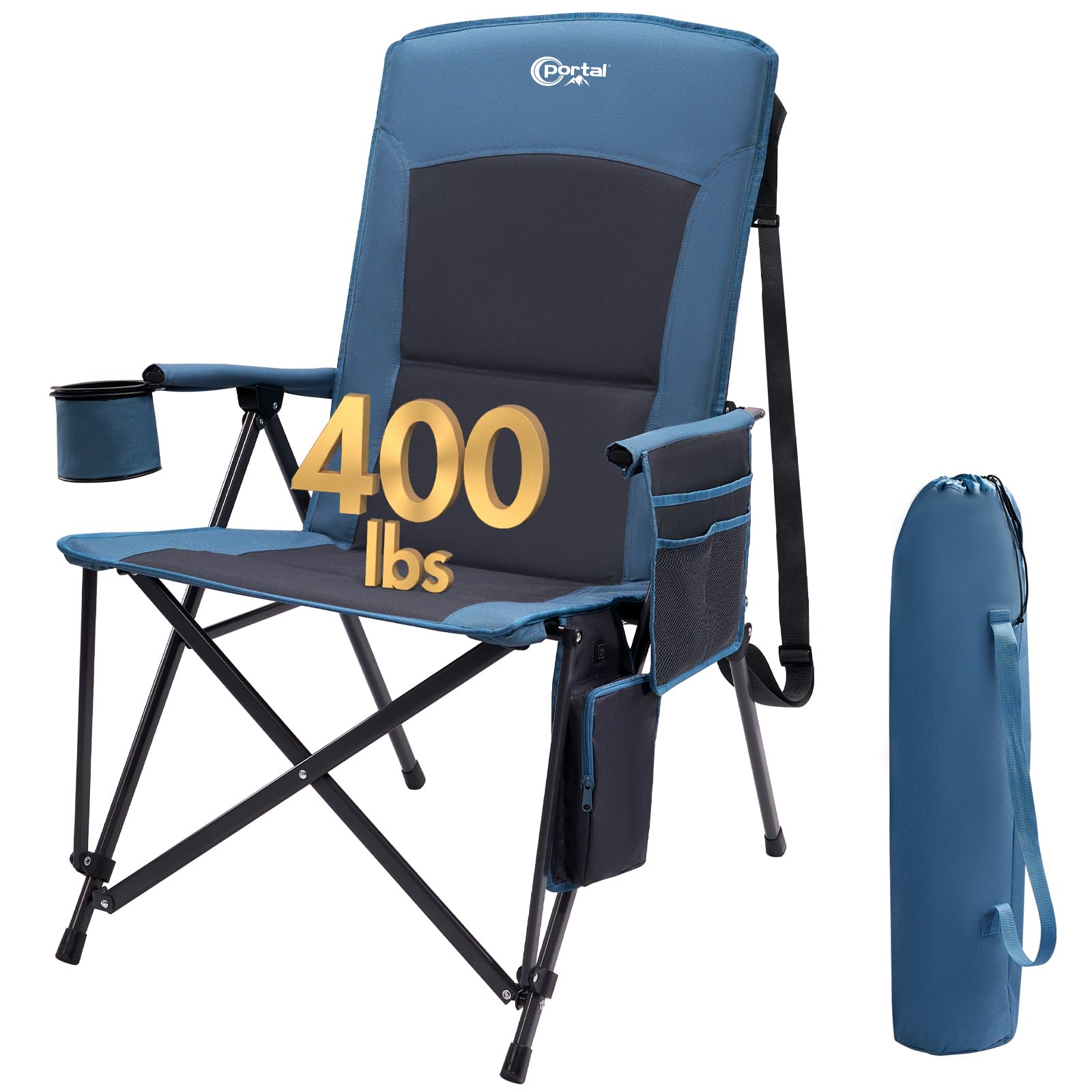 Amazon.com : Portal 400 LBs Heavy Duty Camping Chairs for Adults