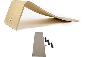 14" The Kicker Jump Ramp - Durable Wooden SkateRamp for Skateboard, BMX,...
