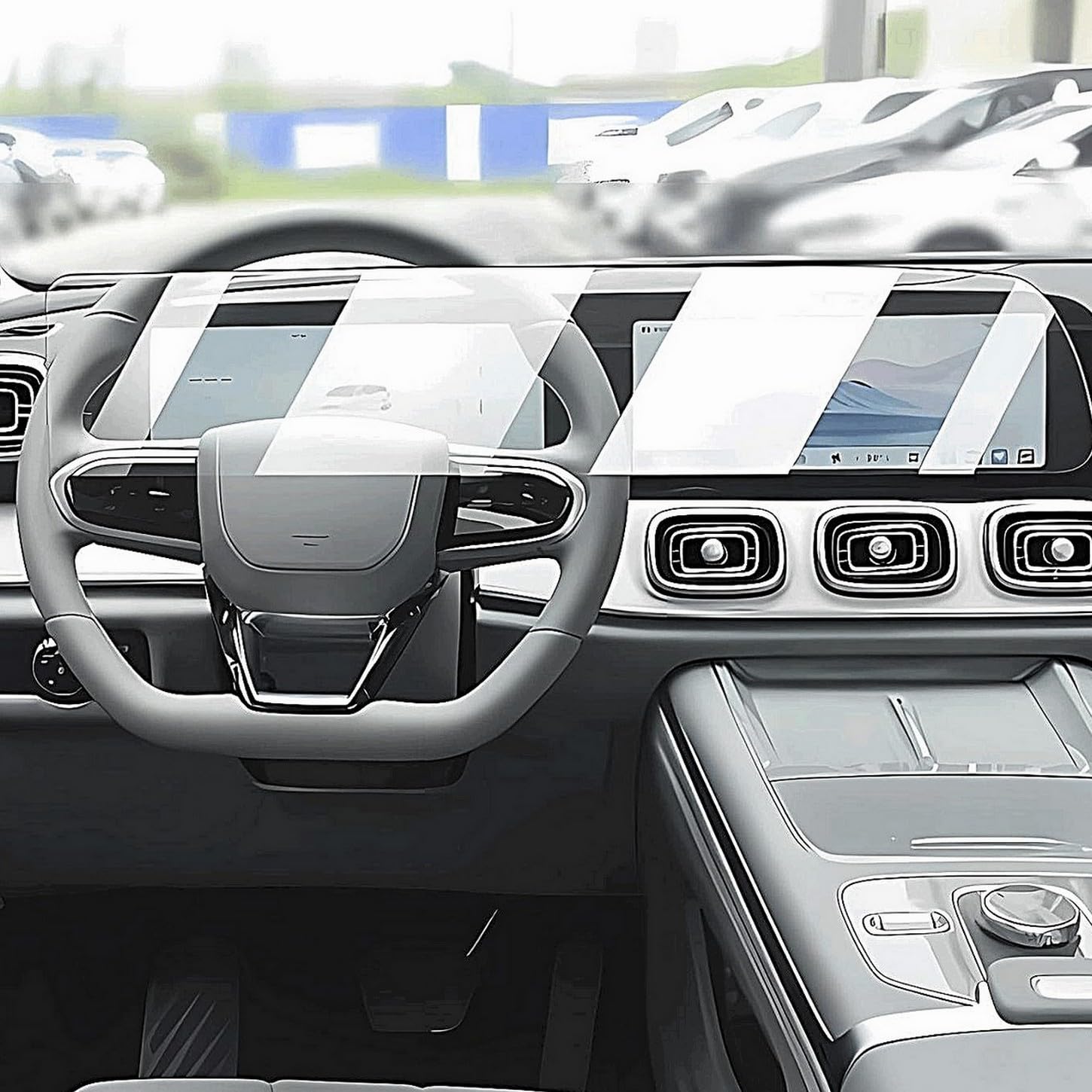 Film de protection console de voiture Chery Fulwin2VeryT10 en TPU