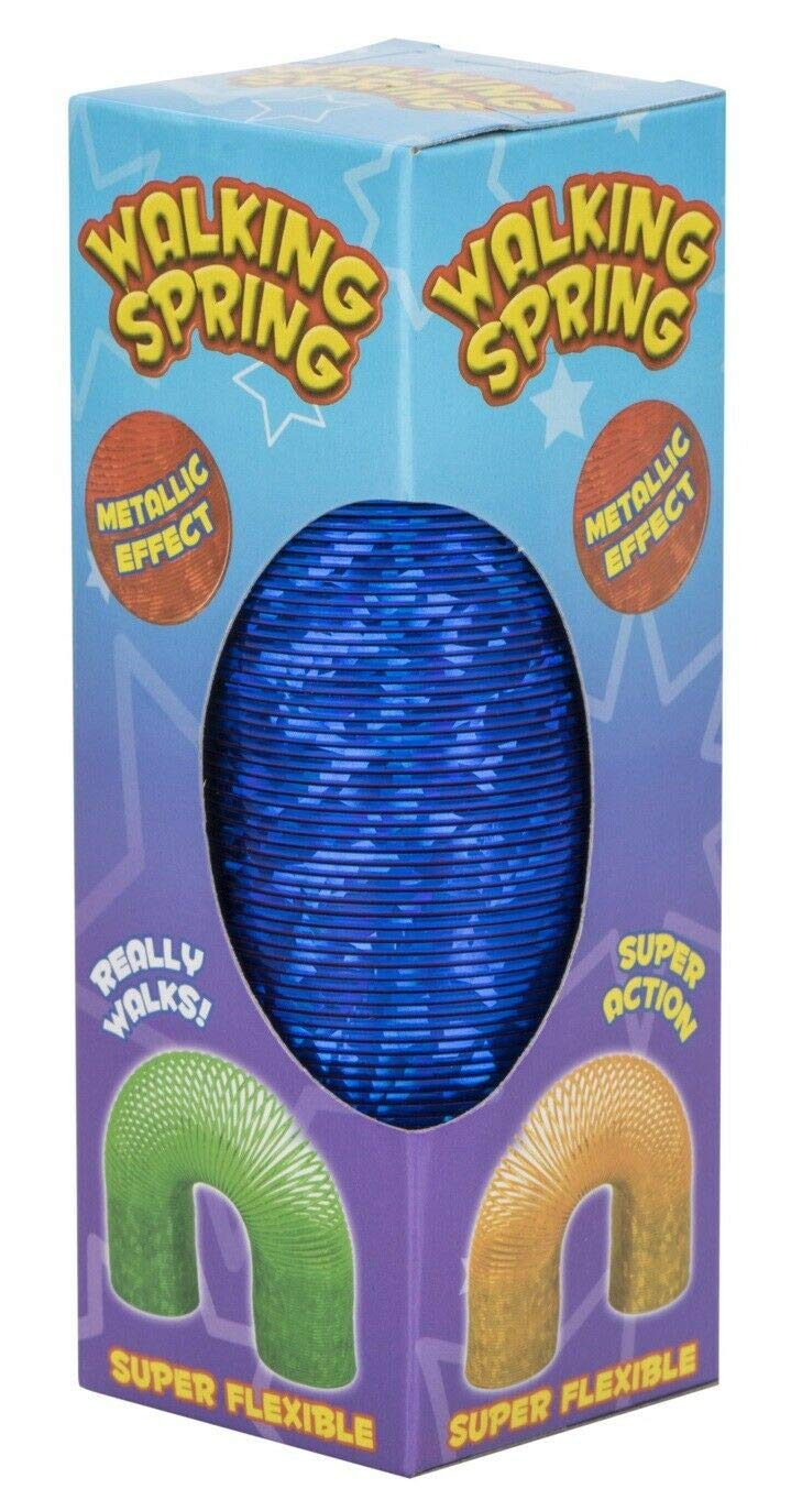 KandyToysKandy Toys TY7842 Plastic Metallic Effect Walking Spring in Col Box/DBX