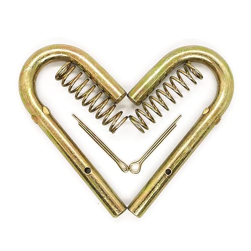 Bopurtotly Pasador de liberación de cubierta y resorte 747-1116 932-0306A se adapta a Cub Cadet MTD Craftsman Troy-Bilt Huskee (paquete de 2)