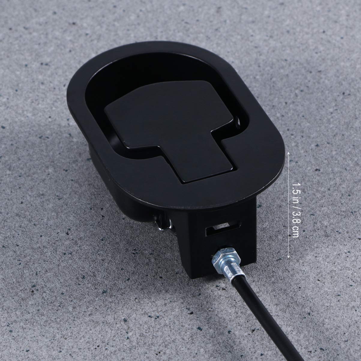 BESPORTBLE Pull Recliner Handle Metal Recliner Replacement Parts Recliner Handle Replacement with Cable Recliner Pull Handle Release for Recliner Couch Sofa Chair Furniture 3