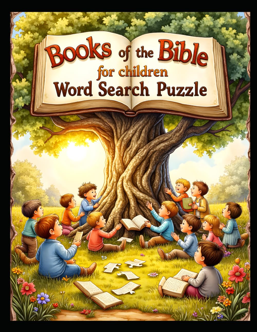 Books of the Bible Word Search Puzzle for Children by Rev Dr Foster Amenya