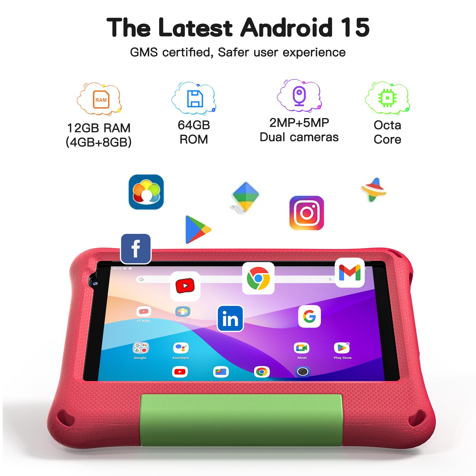 タブレット 新品 Android12 8インチ 64GB コンパクト こども 楽天市場